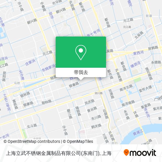上海立武不锈钢金属制品有限公司(东南门)地图