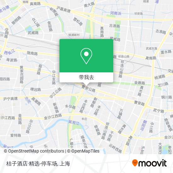 桔子酒店·精选-停车场地图