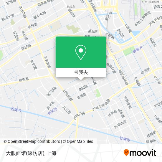 大眼面馆(涞坊店)地图