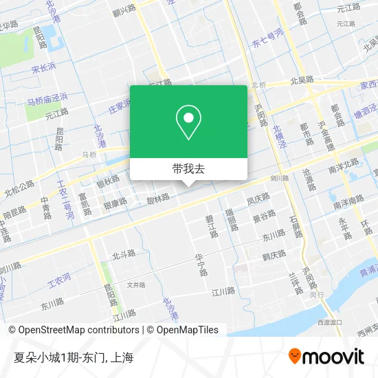 夏朵小城1期-东门地图