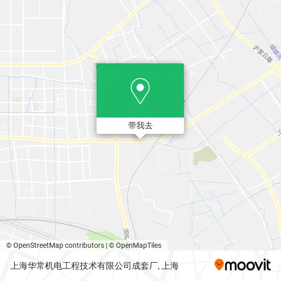 上海华常机电工程技术有限公司成套厂地图