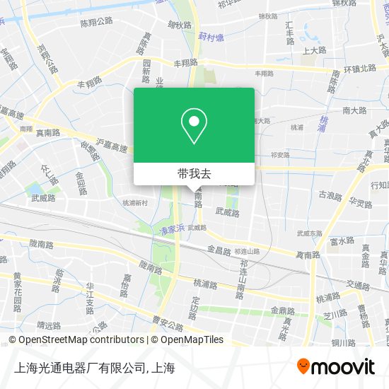 上海光通电器厂有限公司地图