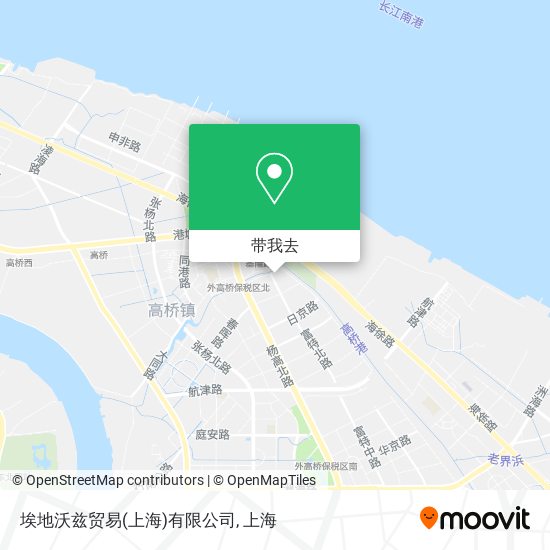 埃地沃兹贸易(上海)有限公司地图