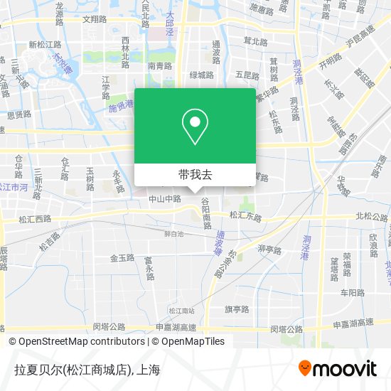 拉夏贝尔(松江商城店)地图