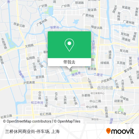 兰桥休闲商业街-停车场地图
