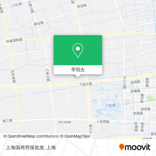 上海国冉劳保批发地图