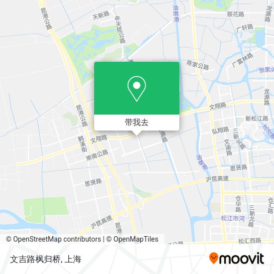 文吉路枫归桥地图