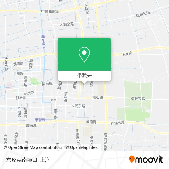 东原惠南项目地图