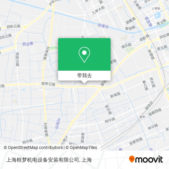 上海框梦机电设备安装有限公司地图