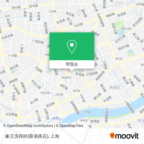 象王洗得好(新港路店)地图