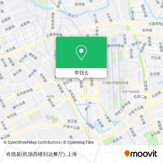 肯德基(机场西楼到达餐厅)地图