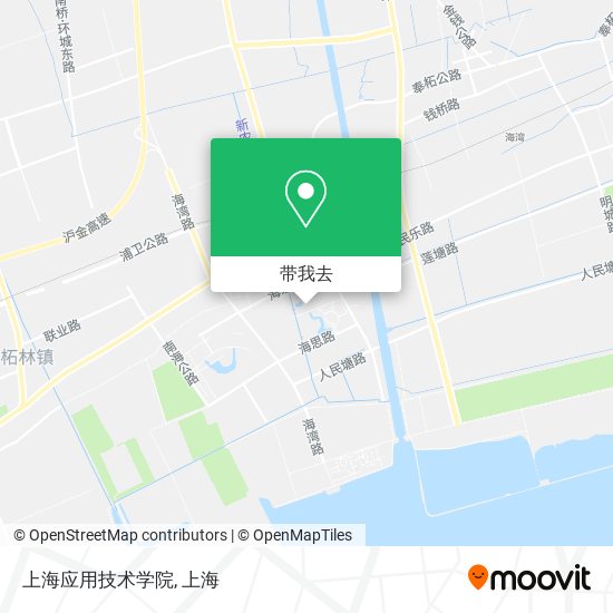 上海应用技术学院地图