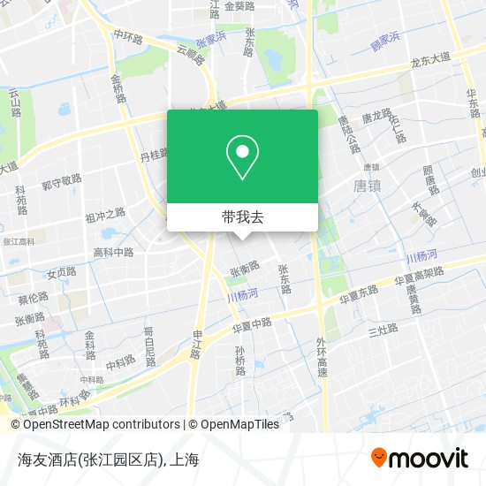 海友酒店(张江园区店)地图