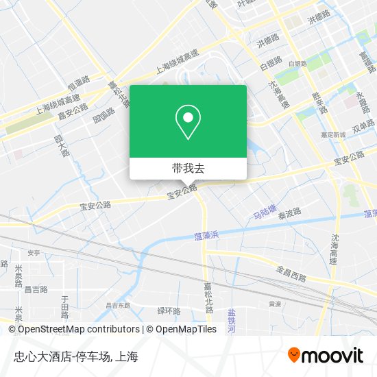 忠心大酒店-停车场地图