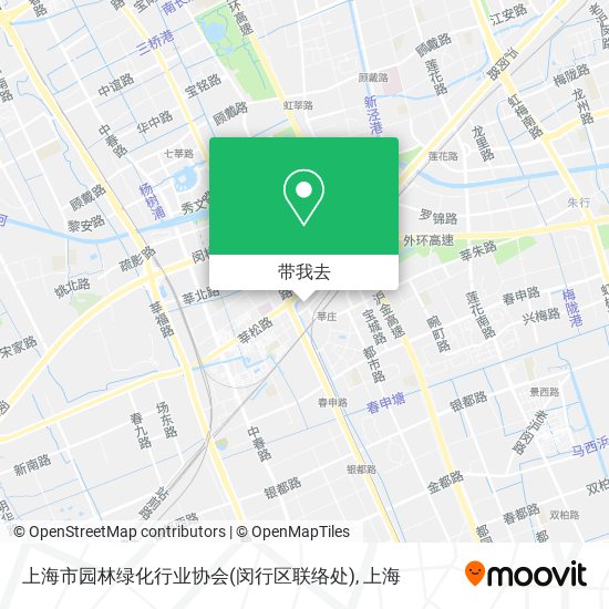 上海市园林绿化行业协会(闵行区联络处)地图