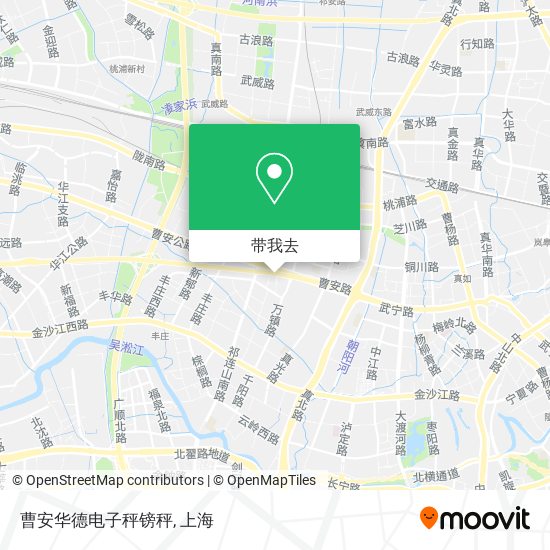 曹安华德电子秤镑秤地图