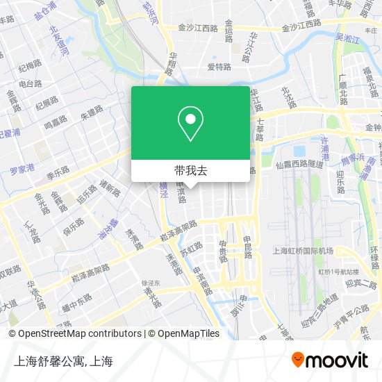 上海舒馨公寓地图