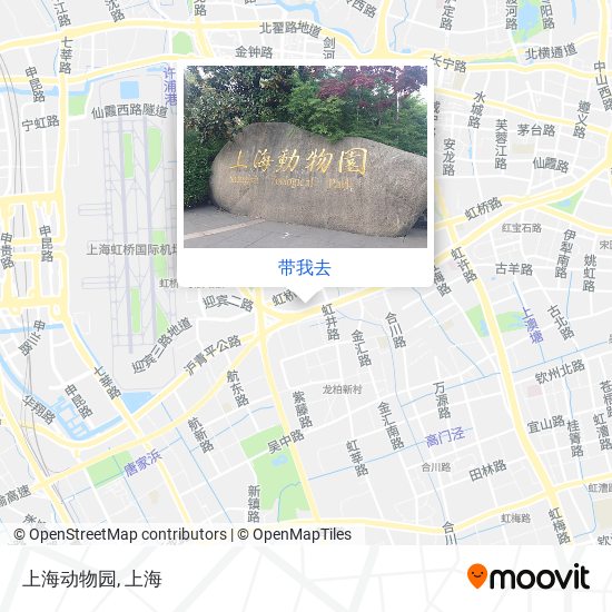 上海动物园地图