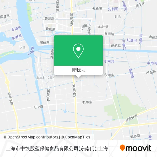 上海市中绞股蓝保健食品有限公司(东南门)地图