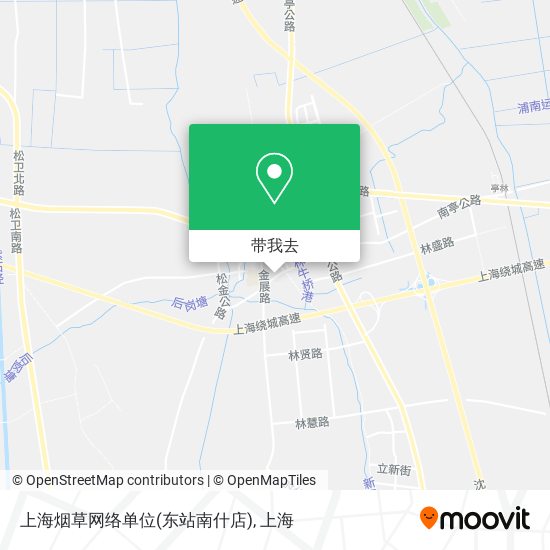 上海烟草网络单位(东站南什店)地图