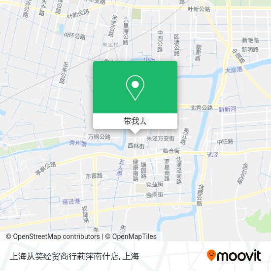 上海从笑经贸商行莉萍南什店地图