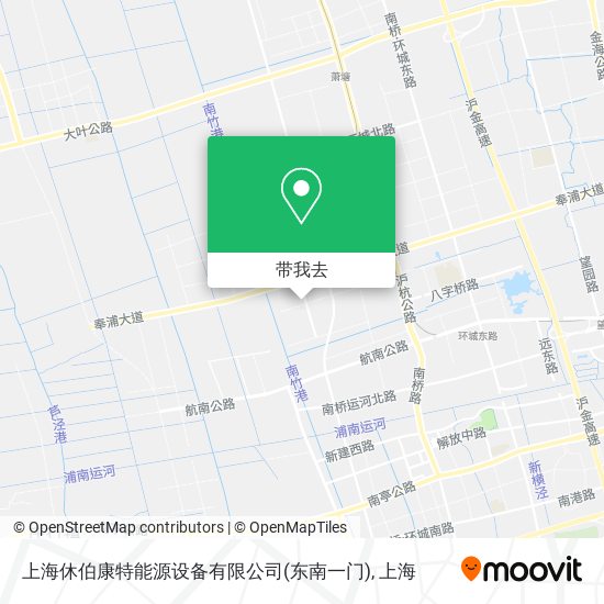 上海休伯康特能源设备有限公司(东南一门)地图