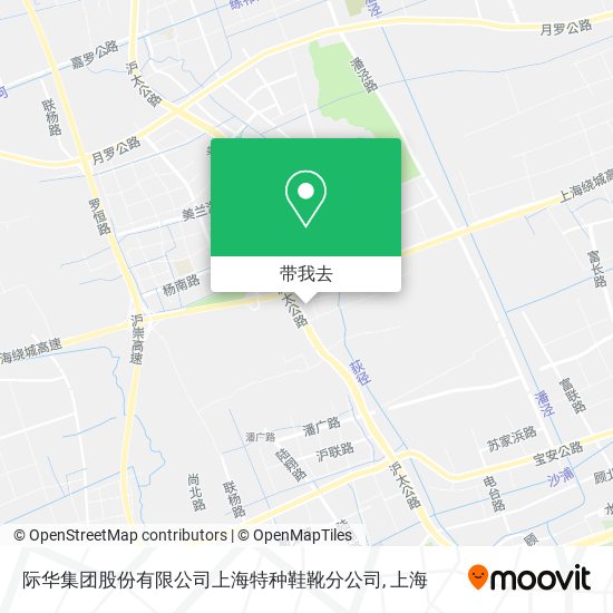 际华集团股份有限公司上海特种鞋靴分公司地图