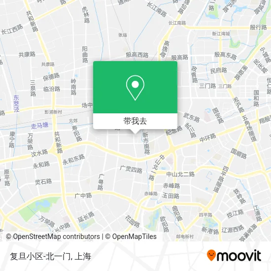 复旦小区-北一门地图