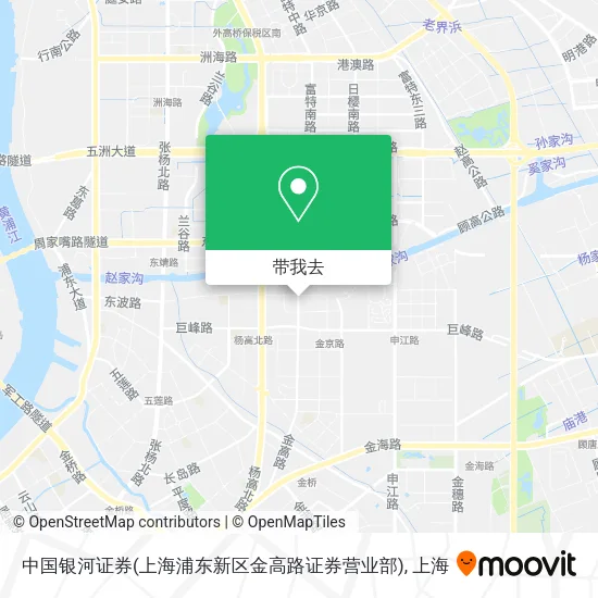 中国银河证券(上海浦东新区金高路证券营业部)地图