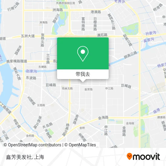 鑫芳美发社地图