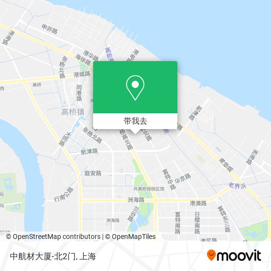 中航材大厦-北2门地图