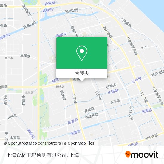 上海众材工程检测有限公司地图