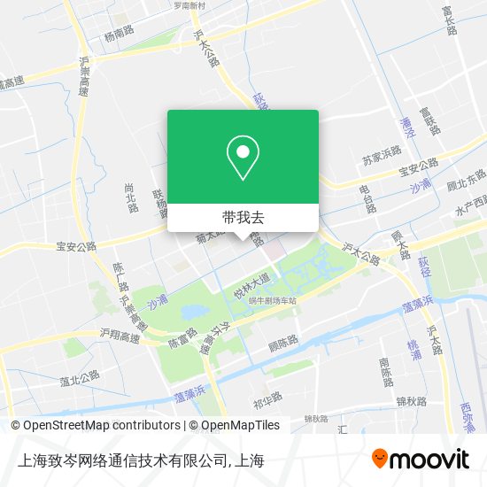 上海致岑网络通信技术有限公司地图