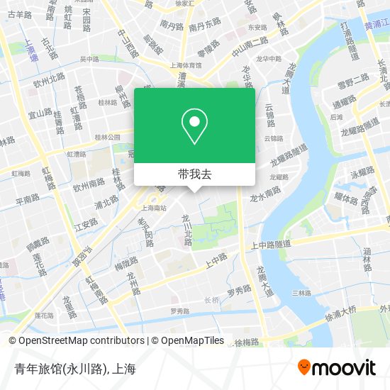 青年旅馆(永川路)地图