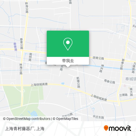 上海青村藤器厂地图