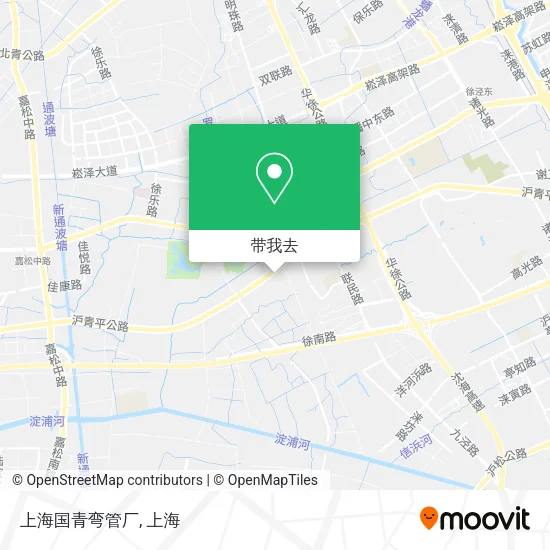 上海国青弯管厂地图