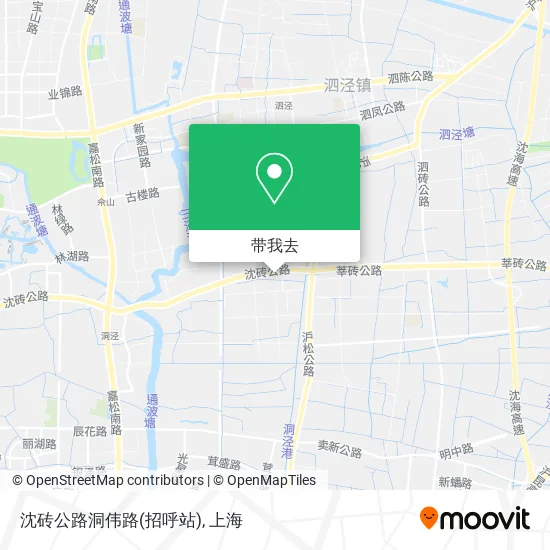 沈砖公路洞伟路(招呼站)地图