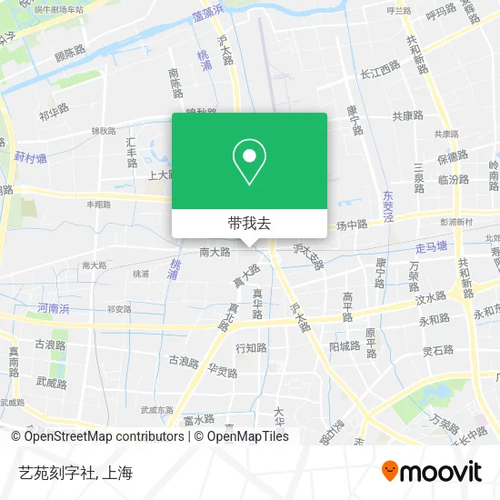 艺苑刻字社地图