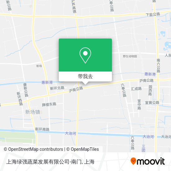 上海绿强蔬菜发展有限公司-南门地图