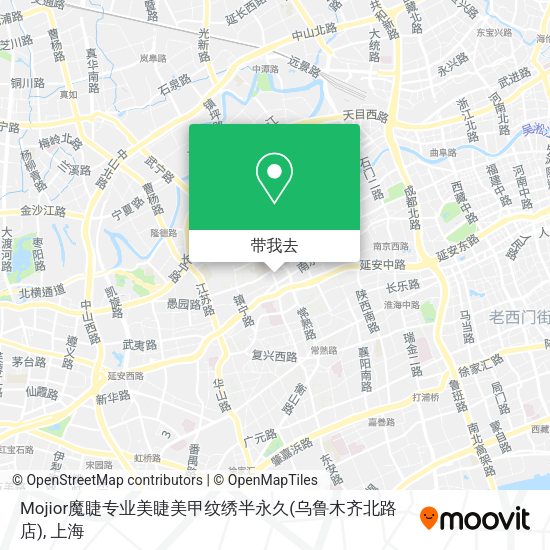 Mojior魔睫专业美睫美甲纹绣半永久(乌鲁木齐北路店)地图