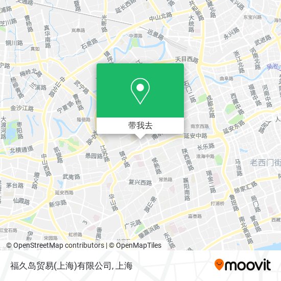 福久岛贸易(上海)有限公司地图