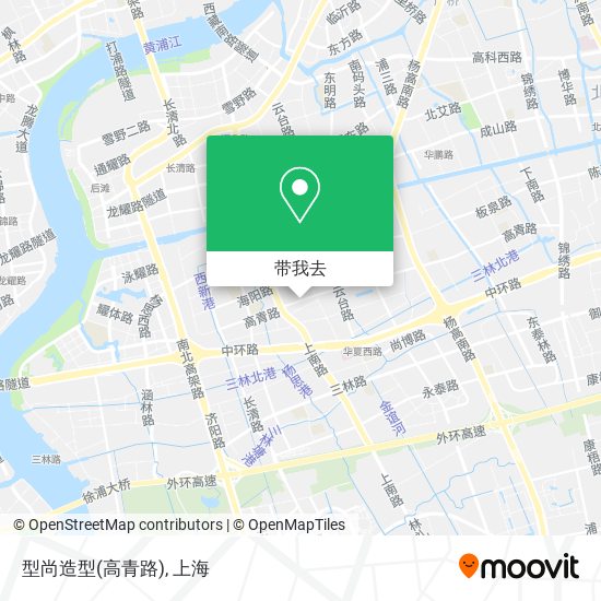 型尚造型(高青路)地图