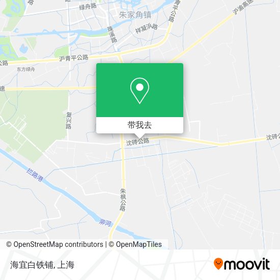 海宜白铁铺地图