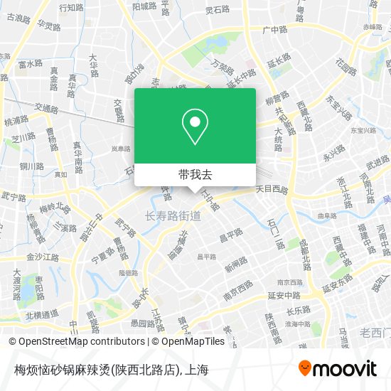 梅烦恼砂锅麻辣烫(陕西北路店)地图