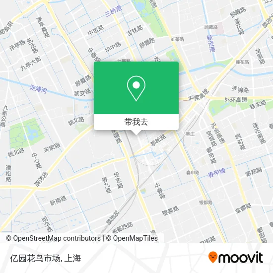 亿园花鸟市场地图