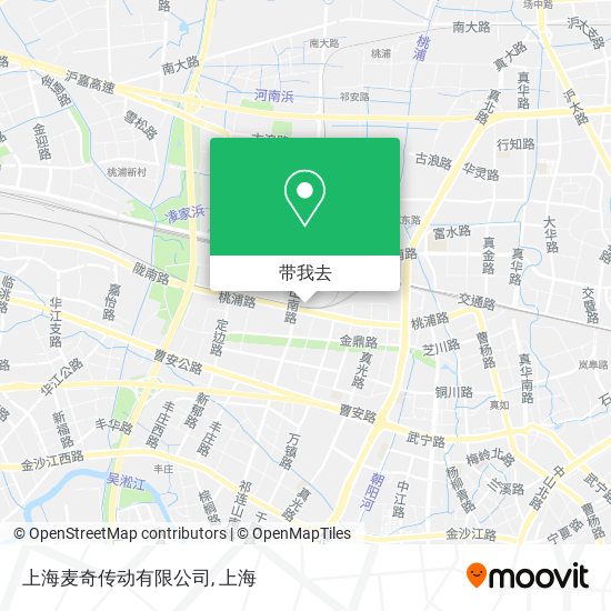 上海麦奇传动有限公司地图