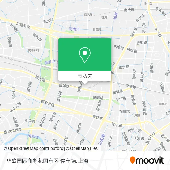 华盛国际商务花园东区-停车场地图