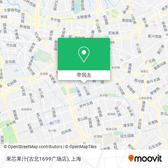 果芯果汁(古北1699广场店)地图