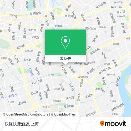 汉庭快捷酒店地图