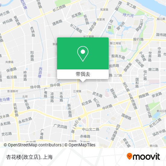 杏花楼(政立店)地图